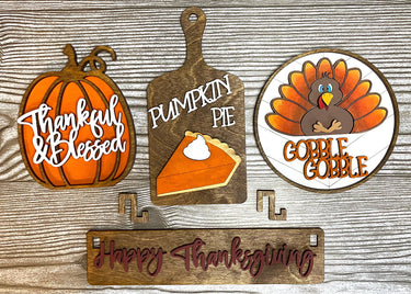 Shelf Sitter, Fall Decor, Thanksgiving Shelf Sitter Decor, Rustic Decor, Mantel Decor, Interchangeable Decor, Thanksgiving Decor